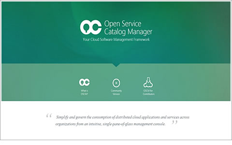 「Open Service Catalog Manager」公開サイト