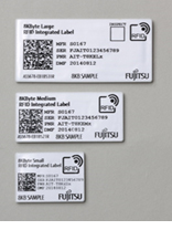 図1．「FUJITSU RFID Integrated Label」