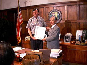 Mayor of Hawaii and Chairman Yamamoto