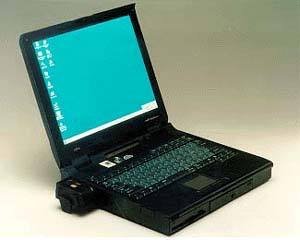 PC card fitted into a Biblo