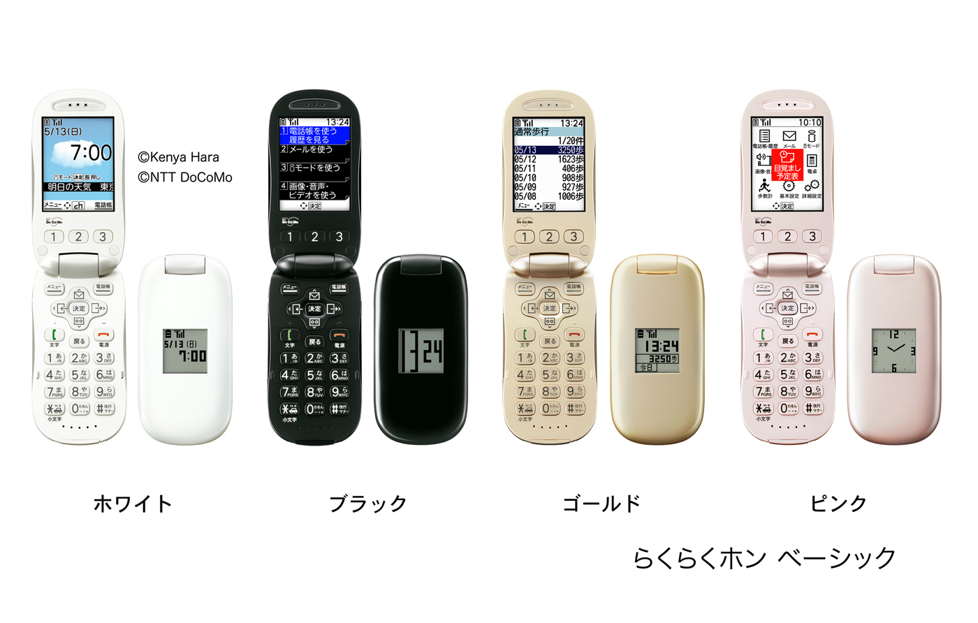 docomo ドコモ F-08C 富士通 FOMA らくらくホン 携帯 ガラケー 