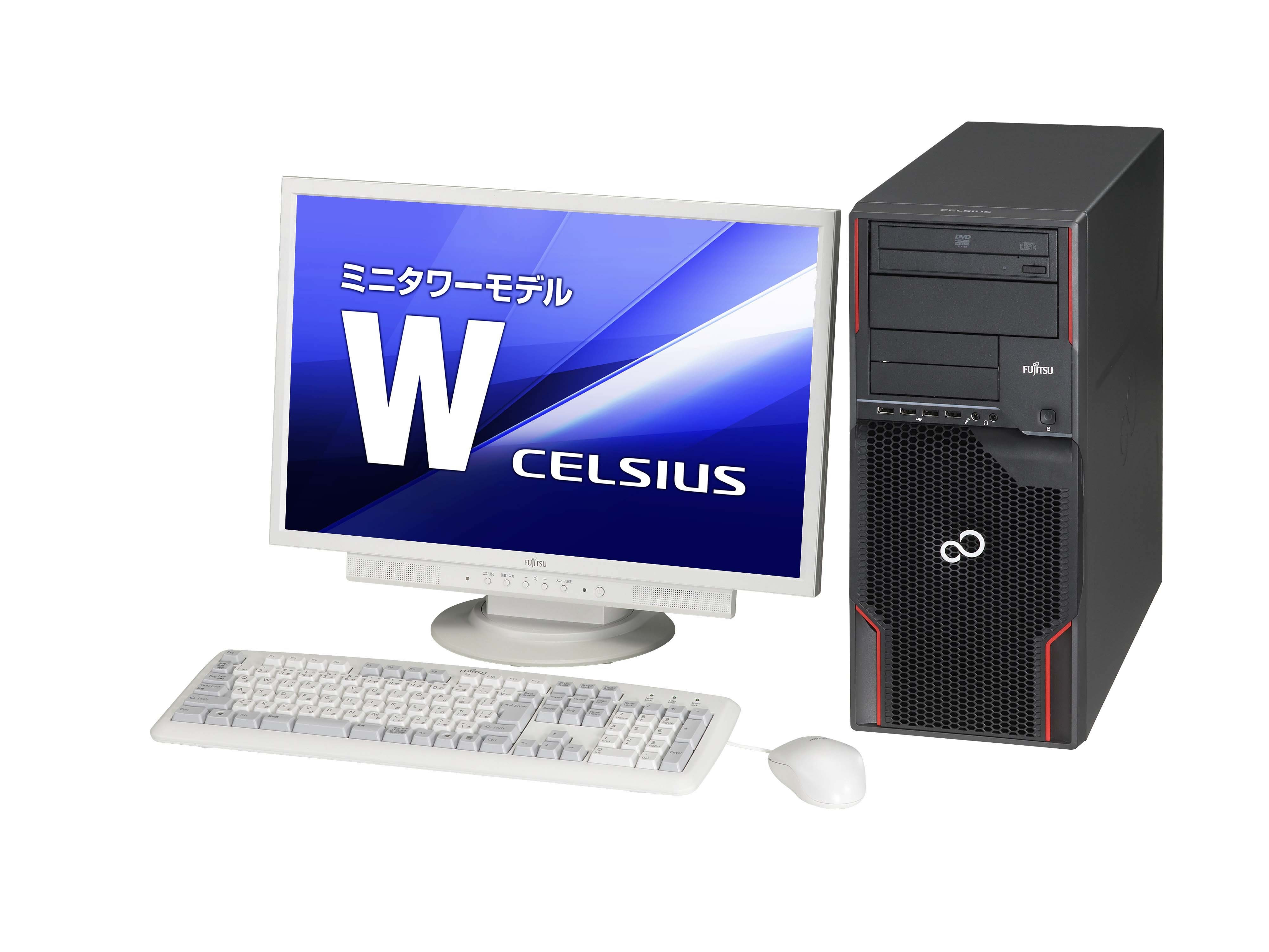デスクトップ型PC富士通デスクトップパソコン CELSIUS J510 4コア8スレッドCPU搭載