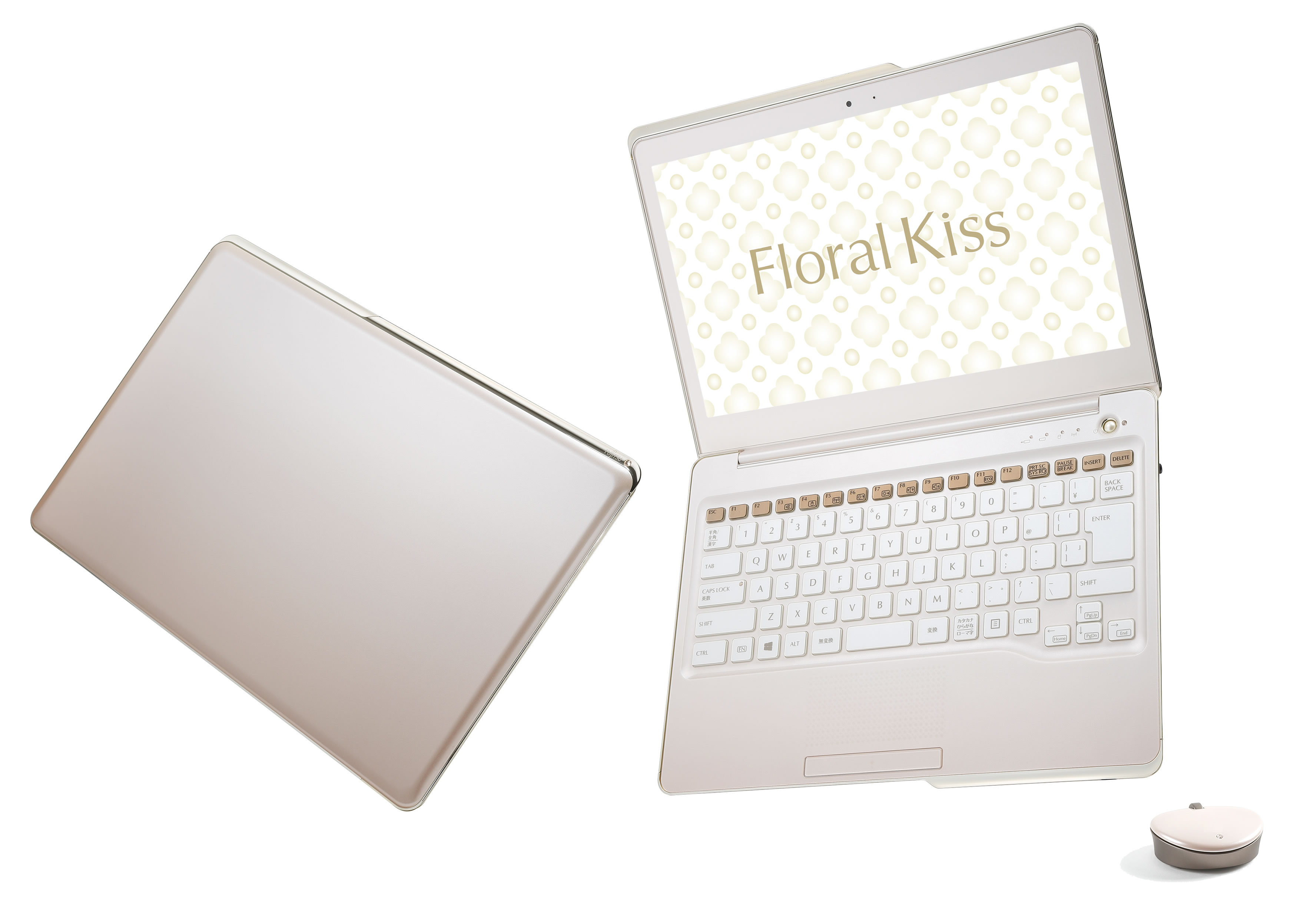 限定】富士通✨薄型カメラ付きノートパソコン✨PC✨floral kiss-