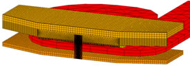 図1. 磁気ヘッドの微細構造のモデル