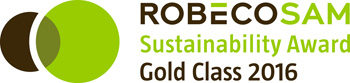 RobecoSAM Sustainability Award Gold Class 2016