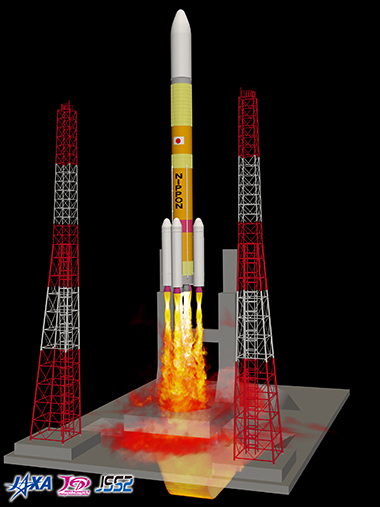 ロケット打ち上げ時のエンジン排気噴流や音響波の発生・伝播メカニズムを計算